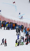 Second placed Alexis Pinturault of France skiing in second run men giant slalom race of Audi FIS Alpine skiing World cup in Alta Badia Italy. Men giant slalom race of Audi FIS Alpine skiing World cup 2013-2014 was held on Sunday, 22nd of December 2013 on Gran Risa course in Alta Badia, Italy.
