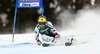 Anna Fenninger of Austria skiing in first run of women giant slalom race of Audi FIS Alpine skiing World cup in Lienz, Austria. Women giant slalom race of Audi FIS Alpine skiing World cup 2013-2014 was held on Saturday, 28th of December 2013 in Lienz, Austria.
