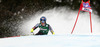 Mikaela Shiffrin of USA skiing in first run of women giant slalom race of Audi FIS Alpine skiing World cup in Lienz, Austria. Women giant slalom race of Audi FIS Alpine skiing World cup 2013-2014 was held on Saturday, 28th of December 2013 in Lienz, Austria.
