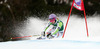 Maria Hoefl-Riesch of Germany skiing in first run of women giant slalom race of Audi FIS Alpine skiing World cup in Lienz, Austria. Women giant slalom race of Audi FIS Alpine skiing World cup 2013-2014 was held on Saturday, 28th of December 2013 in Lienz, Austria.
