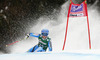 Maria Pietilae-Holmner of Sweden skiing in first run of women giant slalom race of Audi FIS Alpine skiing World cup in Lienz, Austria. Women giant slalom race of Audi FIS Alpine skiing World cup 2013-2014 was held on Saturday, 28th of December 2013 in Lienz, Austria.
