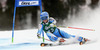 Maria Pietilae-Holmner of Sweden skiing in first run of women giant slalom race of Audi FIS Alpine skiing World cup in Lienz, Austria. Women giant slalom race of Audi FIS Alpine skiing World cup 2013-2014 was held on Saturday, 28th of December 2013 in Lienz, Austria.
