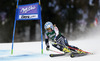 Tanja Poutiainen of Finland skiing in first run of women giant slalom race of Audi FIS Alpine skiing World cup in Lienz, Austria. Women giant slalom race of Audi FIS Alpine skiing World cup 2013-2014 was held on Saturday, 28th of December 2013 in Lienz, Austria.
