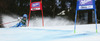 Sara Hector of Sweden skiing in first run of women giant slalom race of Audi FIS Alpine skiing World cup in Lienz, Austria. Women giant slalom race of Audi FIS Alpine skiing World cup 2013-2014 was held on Saturday, 28th of December 2013 in Lienz, Austria.
