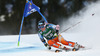 Ragnhild Mowinckel of Norway skiing in first run of women giant slalom race of Audi FIS Alpine skiing World cup in Lienz, Austria. Women giant slalom race of Audi FIS Alpine skiing World cup 2013-2014 was held on Saturday, 28th of December 2013 in Lienz, Austria.
