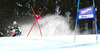Merle Soppela of Finland skiing in first run of women giant slalom race of Audi FIS Alpine skiing World cup in Lienz, Austria. Women giant slalom race of Audi FIS Alpine skiing World cup 2013-2014 was held on Saturday, 28th of December 2013 in Lienz, Austria.
