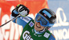 Nina Loeseth of Norway reacts in finish of second run of women giant slalom race of Audi FIS Alpine skiing World cup in Lienz, Austria. Women giant slalom race of Audi FIS Alpine skiing World cup 2013-2014 was held on Saturday, 28th of December 2013 in Lienz, Austria.
