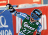 Nina Loeseth of Norway reacts in finish of second run of women giant slalom race of Audi FIS Alpine skiing World cup in Lienz, Austria. Women giant slalom race of Audi FIS Alpine skiing World cup 2013-2014 was held on Saturday, 28th of December 2013 in Lienz, Austria.
