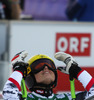 Winner Anna Fenninger of Austria reacts in finish of second run of women giant slalom race of Audi FIS Alpine skiing World cup in Lienz, Austria. Women giant slalom race of Audi FIS Alpine skiing World cup 2013-2014 was held on Saturday, 28th of December 2013 in Lienz, Austria.
