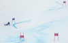 Second placed Jessica Lindell-Vikarby of Sweden skiing in the second run of women giant slalom race of Audi FIS Alpine skiing World cup in Lienz, Austria. Women giant slalom race of Audi FIS Alpine skiing World cup 2013-2014 was held on Saturday, 28th of December 2013 in Lienz, Austria.
