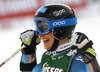 Nina Loeseth of Norway reacts in finish of second run of women giant slalom race of Audi FIS Alpine skiing World cup in Lienz, Austria. Women giant slalom race of Audi FIS Alpine skiing World cup 2013-2014 was held on Saturday, 28th of December 2013 in Lienz, Austria.
