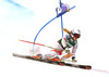 Tina Weirather of Liechtenstein skiing in first run of women giant slalom race of Audi FIS Alpine skiing World cup in Lienz, Austria. Women giant slalom race of Audi FIS Alpine skiing World cup 2013-2014 was held on Saturday, 28th of December 2013 in Lienz, Austria.
