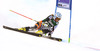 Tanja Poutiainen of Finland skiing in first run of women giant slalom race of Audi FIS Alpine skiing World cup in Lienz, Austria. Women giant slalom race of Audi FIS Alpine skiing World cup 2013-2014 was held on Saturday, 28th of December 2013 in Lienz, Austria.
