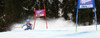 Jessica Lindell-Vikarby of Sweden skiing in first run of women giant slalom race of Audi FIS Alpine skiing World cup in Lienz, Austria. Women giant slalom race of Audi FIS Alpine skiing World cup 2013-2014 was held on Saturday, 28th of December 2013 in Lienz, Austria.
