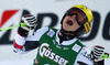 Winner Anna Fenninger of Austria reacts in finish of second run of women giant slalom race of Audi FIS Alpine skiing World cup in Lienz, Austria. Women giant slalom race of Audi FIS Alpine skiing World cup 2013-2014 was held on Saturday, 28th of December 2013 in Lienz, Austria.
