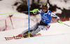 Kathrin Zettel of Austria skiing in first run of women slalom race of Audi FIS Alpine skiing World cup in Lienz, Austria. Women slalom race of Audi FIS Alpine skiing World cup 2013-2014 was held on Sunday, 29th of December 2013 in Lienz, Austria.
