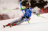 Kathrin Zettel of Austria skiing in first run of women slalom race of Audi FIS Alpine skiing World cup in Lienz, Austria. Women slalom race of Audi FIS Alpine skiing World cup 2013-2014 was held on Sunday, 29th of December 2013 in Lienz, Austria.
