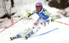 Maria Hoefl-Riesch of Germany skiing in first run of women slalom race of Audi FIS Alpine skiing World cup in Lienz, Austria. Women slalom race of Audi FIS Alpine skiing World cup 2013-2014 was held on Sunday, 29th of December 2013 in Lienz, Austria.
