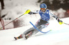 Bernadette Schild of Austria skiing in first run of women slalom race of Audi FIS Alpine skiing World cup in Lienz, Austria. Women slalom race of Audi FIS Alpine skiing World cup 2013-2014 was held on Sunday, 29th of December 2013 in Lienz, Austria.
