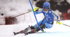 Maria Pietilae-Holmner of Sweden skiing in first run of women slalom race of Audi FIS Alpine skiing World cup in Lienz, Austria. Women slalom race of Audi FIS Alpine skiing World cup 2013-2014 was held on Sunday, 29th of December 2013 in Lienz, Austria.
