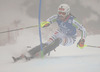 Christina Geiger of Germany skiing in first run of women slalom race of Audi FIS Alpine skiing World cup in Lienz, Austria. Women slalom race of Audi FIS Alpine skiing World cup 2013-2014 was held on Sunday, 29th of December 2013 in Lienz, Austria.
