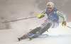Christina Geiger of Germany skiing in first run of women slalom race of Audi FIS Alpine skiing World cup in Lienz, Austria. Women slalom race of Audi FIS Alpine skiing World cup 2013-2014 was held on Sunday, 29th of December 2013 in Lienz, Austria.
