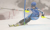Emelie Wikstroem of Sweden skiing in first run of women slalom race of Audi FIS Alpine skiing World cup in Lienz, Austria. Women slalom race of Audi FIS Alpine skiing World cup 2013-2014 was held on Sunday, 29th of December 2013 in Lienz, Austria.

