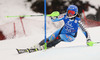 Magdalena Fjaellstroem of Sweden skiing in first run of women slalom race of Audi FIS Alpine skiing World cup in Lienz, Austria. Women slalom race of Audi FIS Alpine skiing World cup 2013-2014 was held on Sunday, 29th of December 2013 in Lienz, Austria.
