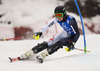 Charlotte Guest of Great Britain skiing in first run of women slalom race of Audi FIS Alpine skiing World cup in Lienz, Austria. Women slalom race of Audi FIS Alpine skiing World cup 2013-2014 was held on Sunday, 29th of December 2013 in Lienz, Austria.
