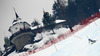Tenth placed Anne-Sophie Barthet of France skiing in the second run of women slalom race of Audi FIS Alpine skiing World cup in Lienz, Austria. Women slalom race of Audi FIS Alpine skiing World cup 2013-2014 was held on Sunday, 29th of December 2013 in Lienz, Austria.
