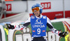 Winner Marlies Schild of Austria reacts in finish of the second run of women slalom race of Audi FIS Alpine skiing World cup in Lienz, Austria. Women slalom race of Audi FIS Alpine skiing World cup 2013-2014 was held on Sunday, 29th of December 2013 in Lienz, Austria.
