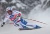 Didier Defago of Switzerland in action during mens downhill of the Bormio FIS Ski Alpine World Cup at the Stelvio Course in Bormio, Italy on 2013/12/29.
