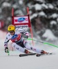 Max Franz of Austria in action during mens downhill of the Bormio FIS Ski Alpine World Cup at the Stelvio Course in Bormio, Italy on 2013/12/29.
