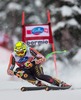 Manuel Osborne-Paradis of Canada in action during mens downhill of the Bormio FIS Ski Alpine World Cup at the Stelvio Course in Bormio, Italy on 2013/12/29.

