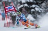 Kjetil Jansrud of Norway in action during mens downhill of the Bormio FIS Ski Alpine World Cup at the Stelvio Course in Bormio, Italy on 2013/12/29.
