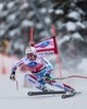 Adrien Theaux of France in action during mens downhill of the Bormio FIS Ski Alpine World Cup at the Stelvio Course in Bormio, Italy on 2013/12/29.
