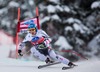 Romed Baumann of Austria in action during mens downhill of the Bormio FIS Ski Alpine World Cup at the Stelvio Course in Bormio, Italy on 2013/12/29.
