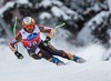 Jan Hudec of Canada in action during mens downhill of the Bormio FIS Ski Alpine World Cup at the Stelvio Course in Bormio, Italy on 2013/12/29.
