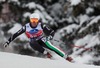 Matteo Marsaglia of Italy in action during mens downhill of the Bormio FIS Ski Alpine World Cup at the Stelvio Course in Bormio, Italy on 2013/12/29.
