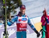1st place Aksel Lund Svindal of Norway Celebrate on Podium after mens downhill of the Bormio FIS Ski Alpine World Cup at the Stelvio Course in Bormio, Italy on 2013/12/29.
