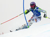 Maria Hoefl-Riesch of Germany skiing in first run of women slalom race of Audi FIS Alpine skiing World cup in Lienz, Austria. Women slalom race of Audi FIS Alpine skiing World cup 2013-2014 was held on Sunday, 29th of December 2013 in Lienz, Austria.
