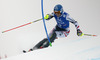 Marlies Schild of Austria skiing in first run of women slalom race of Audi FIS Alpine skiing World cup in Lienz, Austria. Women slalom race of Audi FIS Alpine skiing World cup 2013-2014 was held on Sunday, 29th of December 2013 in Lienz, Austria.
