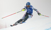 Marlies Schild of Austria skiing in first run of women slalom race of Audi FIS Alpine skiing World cup in Lienz, Austria. Women slalom race of Audi FIS Alpine skiing World cup 2013-2014 was held on Sunday, 29th of December 2013 in Lienz, Austria.
