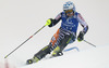 Tanja Poutiainen of Finland skiing in first run of women slalom race of Audi FIS Alpine skiing World cup in Lienz, Austria. Women slalom race of Audi FIS Alpine skiing World cup 2013-2014 was held on Sunday, 29th of December 2013 in Lienz, Austria.
