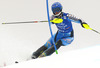 Emelie Wikstroem of Sweden skiing in first run of women slalom race of Audi FIS Alpine skiing World cup in Lienz, Austria. Women slalom race of Audi FIS Alpine skiing World cup 2013-2014 was held on Sunday, 29th of December 2013 in Lienz, Austria.
