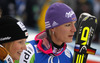 Marlies Schild of Austria and Maria Hoefl-Riesch of Germany in finish of the second run of women slalom race of Audi FIS Alpine skiing World cup in Lienz, Austria. Women slalom race of Audi FIS Alpine skiing World cup 2013-2014 was held on Sunday, 29th of December 2013 in Lienz, Austria.
