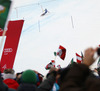 Winner Marlies Schild of Austria skiing in the second run of women slalom race of Audi FIS Alpine skiing World cup in Lienz, Austria. Women slalom race of Audi FIS Alpine skiing World cup 2013-2014 was held on Sunday, 29th of December 2013 in Lienz, Austria.
