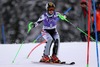 Kathrin Zettel in action during 1st run of ladies Slalom of the Bormio FIS Ski World Cup at the Stelvio Course in Bormio, Italy on 2014/01/05.
