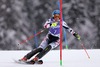 Marlies Schild in action during 1st run of ladies Slalom of the Bormio FIS Ski World Cup at the Stelvio Course in Bormio, Italy on 2014/01/05.
