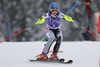 Bernadette Schild in action during 1st run of ladies Slalom of the Bormio FIS Ski World Cup at the Stelvio Course in Bormio, Italy on 2014/01/05.
